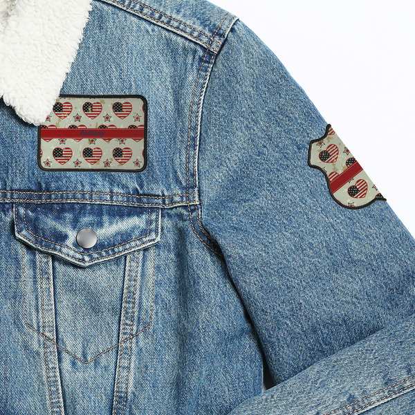 Americana Patches Lifestyle Jean Jacket Detail
