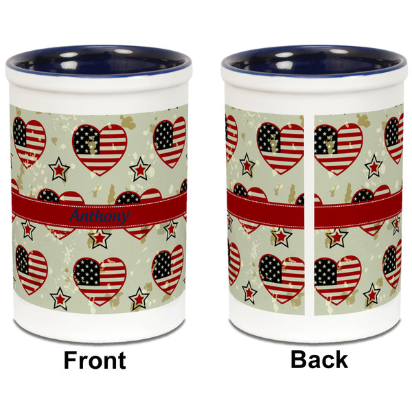 Americana Pencil Holder - Blue - approval