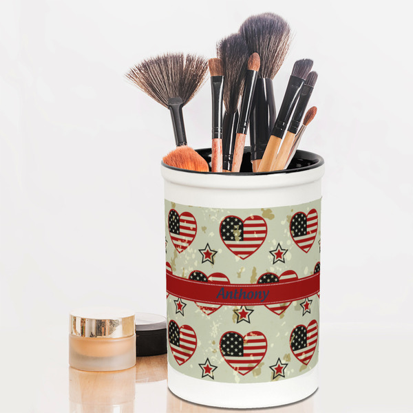 Americana Pencil Holder - LIFESTYLE makeup