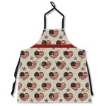 Americana Apron Without Pockets w/ Name or Text