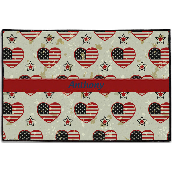 Custom Americana Door Mat - 36"x24" (Personalized)