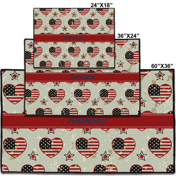Americana Personalized Door Mat - Group Parent IMF