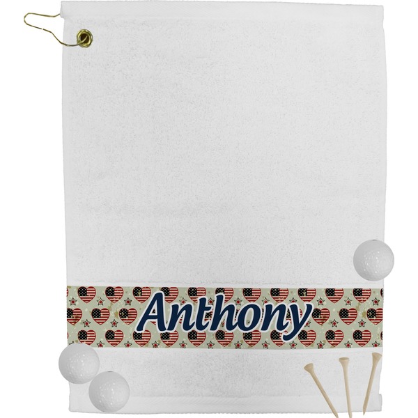 Custom Americana Golf Bag Towel (Personalized)