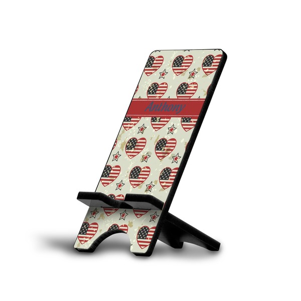 Custom Americana Cell Phone Stand (Large) (Personalized)
