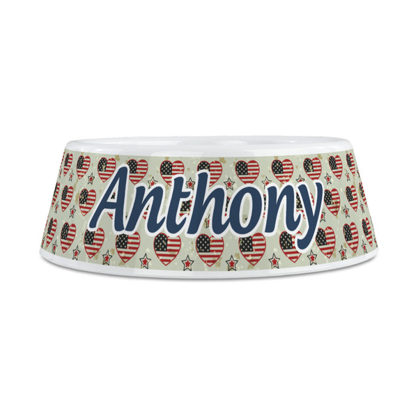 Americana Plastic Dog Bowls - Medium - FRONT