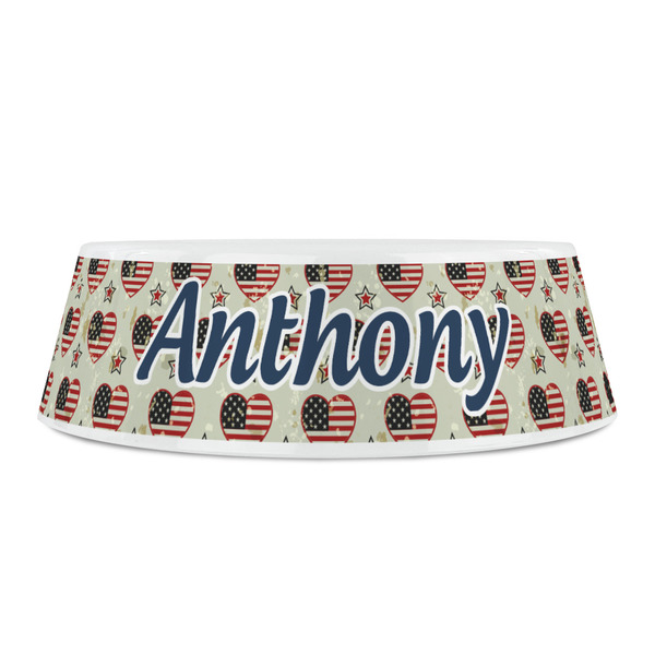 Americana Plastic Pet Bowls - Small - FRONT