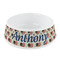 Americana Plastic Dog Bowl - Small (Personalized)