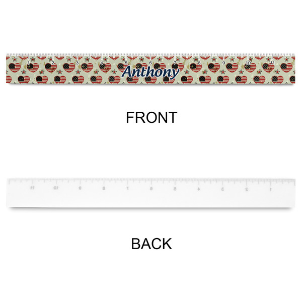 Americana Plastic Ruler - 12" - APPROVAL