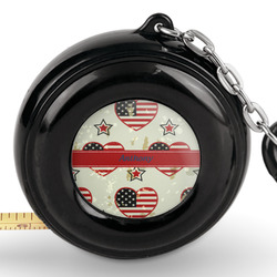 Americana Pocket Tape Measure - 6 Ft w/ Carabiner Clip (Personalized)