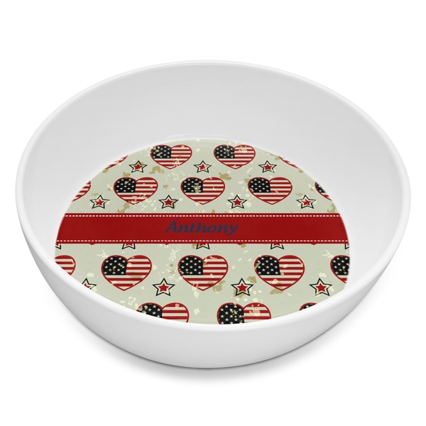 Custom Americana Melamine Bowl - 8 oz (Personalized)