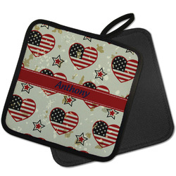Americana Pot Holder w/ Name or Text