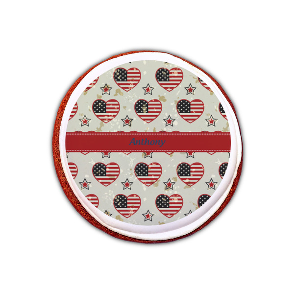 Americana Printed Icing Circle - XSmall - On Cookie
