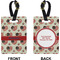 Americana Rectangle Luggage Tag (Front + Back)