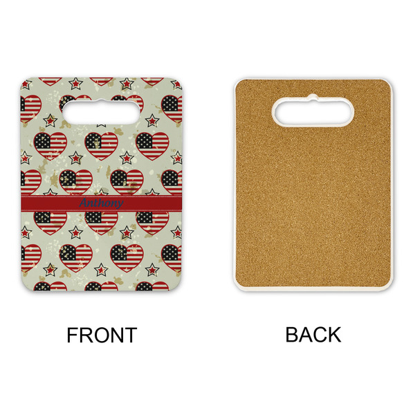 Americana Rectangle Trivet with Handle - APPROVAL