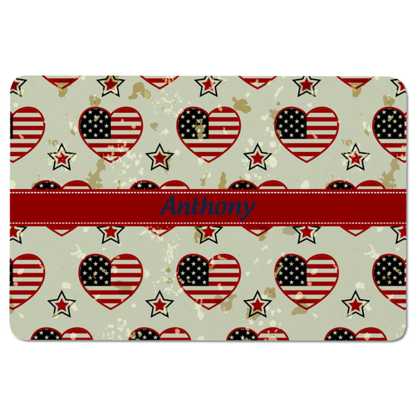 Americana Rectangular Fridge Magnet - FRONT