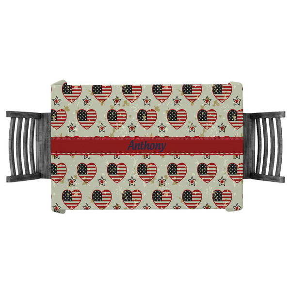 Custom Americana Tablecloth - 58"x58" (Personalized)