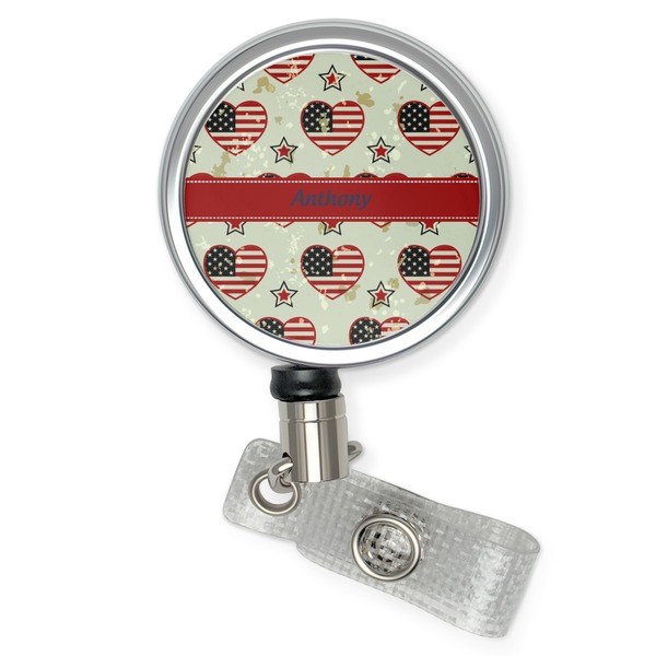 Custom Americana Retractable Badge Reel (Personalized)