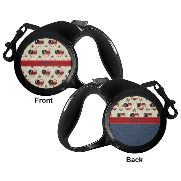Americana Retractable Dog Leash - Medium Large - Apvl