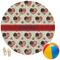 Americana Round Beach Towel (Personalized)