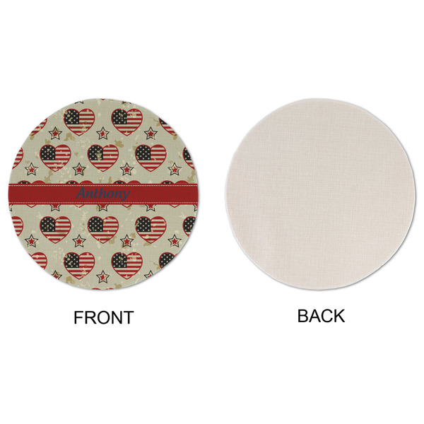 Americana Round Linen Placemats - APPROVAL (single sided)