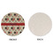 Americana Round Linen Placemats - APPROVAL (single sided)