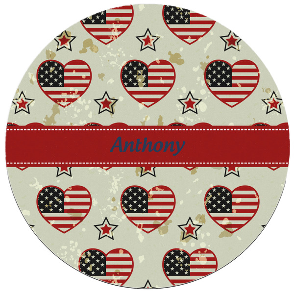 Americana Round Mousepad - APPROVAL