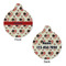 Americana Round Pet Tag - Front & Back