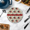 Americana Round Stone Trivet - In Context View