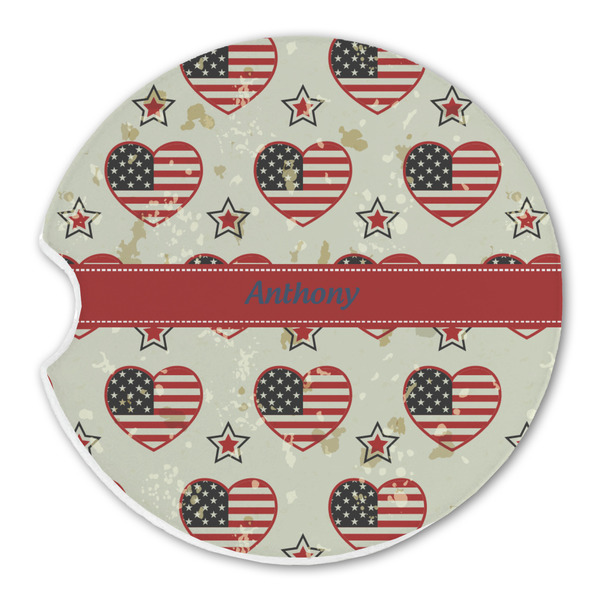 Americana Sandstone Car Coaster - Single