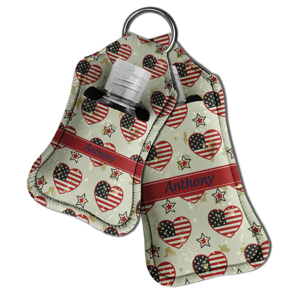 Americana Sanitizer Holder Keychain - Both in Case (PARENT)