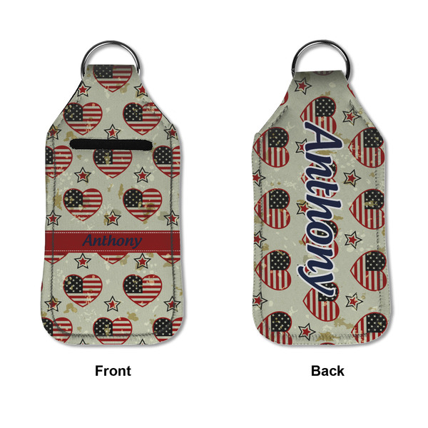 Americana Sanitizer Holder Keychain - Large APPROVAL (Flat)
