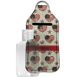 Americana Hand Sanitizer & Keychain Holder - Large (Personalized)