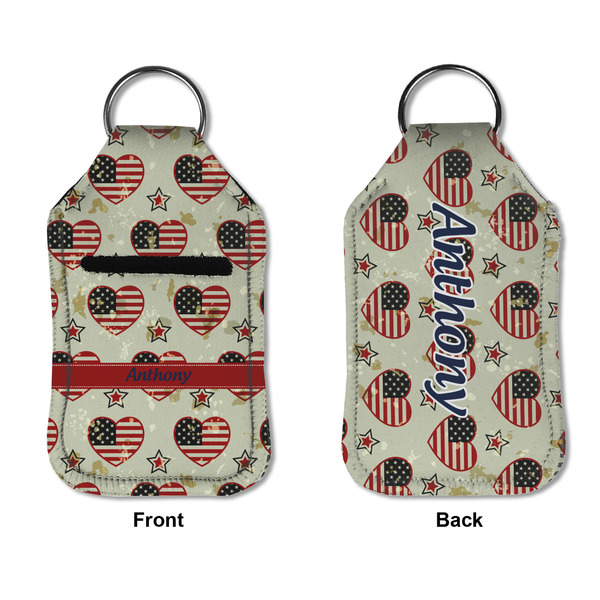 Americana Sanitizer Holder Keychain - Small APPROVAL (Flat)