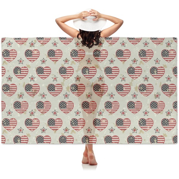 Custom Americana Sheer Sarong