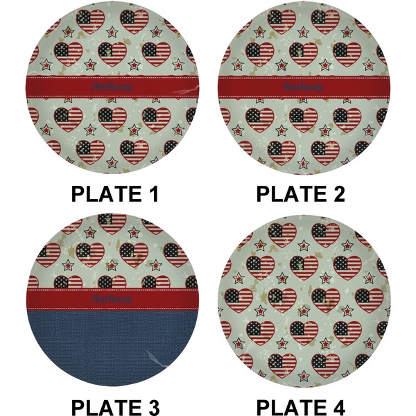 Americana Set of Lunch / Dinner Plates (Approval)