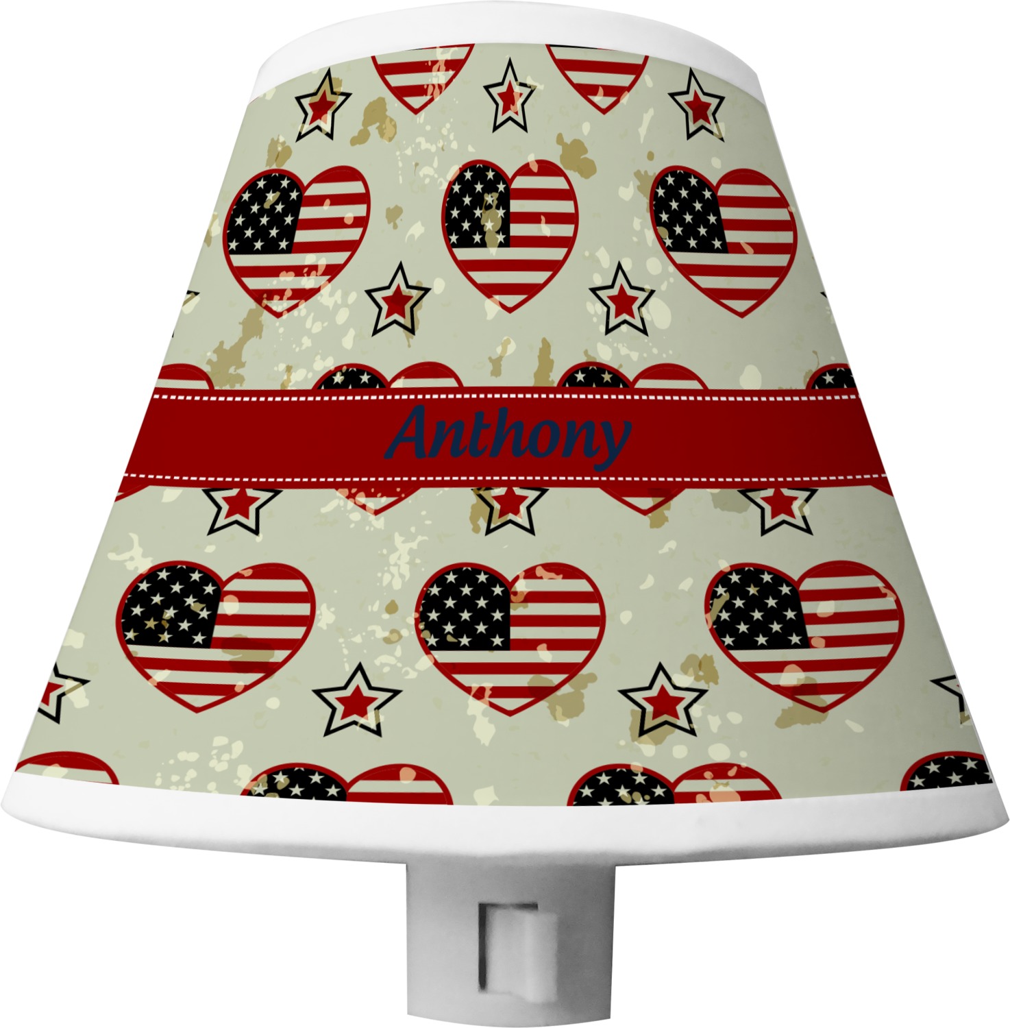 Americana Shade Night Light (Personalized) YouCustomizeIt
