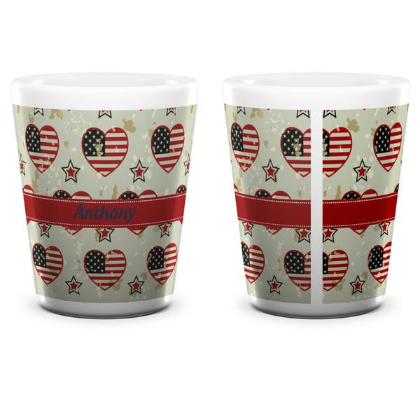 Americana Shot Glass - White - APPROVAL