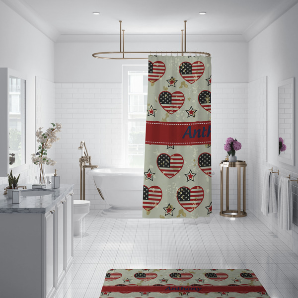 Americana Shower Curtain - Custom Size