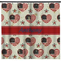 Americana Shower Curtain - Custom Size (Personalized)