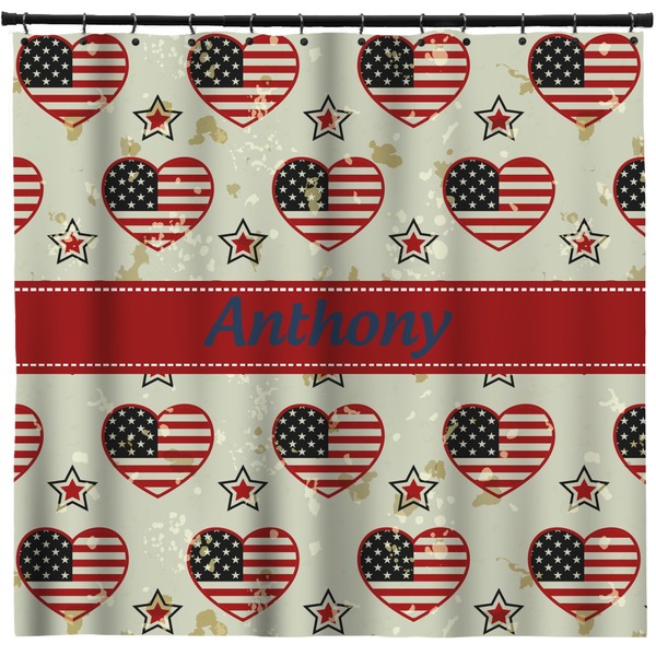 Custom Americana Shower Curtain - Custom Size (Personalized)