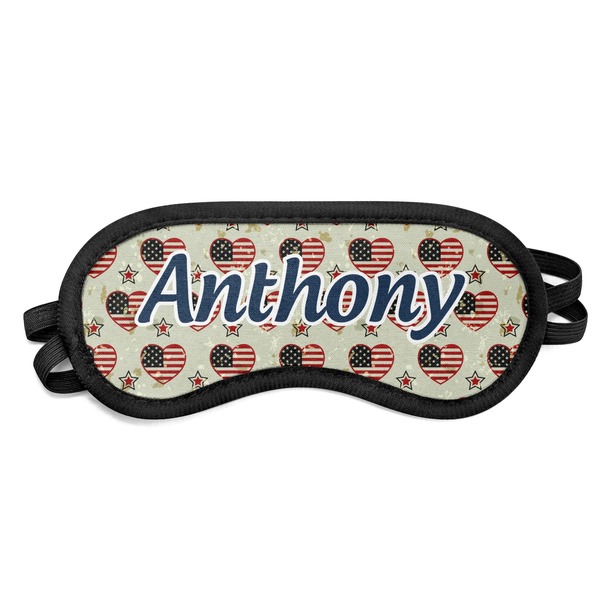 Custom Americana Sleeping Eye Mask - Small (Personalized)