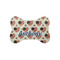 Americana Bone Shaped Dog Food Mat (Small) (Personalized)
