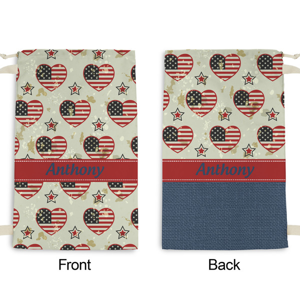 Americana Small Laundry Bag - Front & Back View