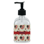 Americana Glass Soap & Lotion Bottle - Single Bottle (Personalized)