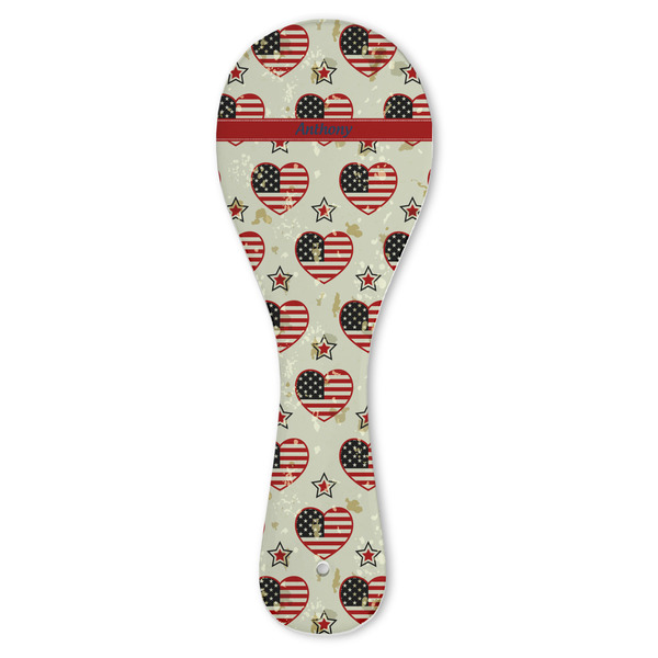 Custom Americana Ceramic Spoon Rest (Personalized)