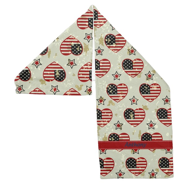 Americana Sports Towel Folded - Both Sides Showing