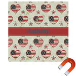 Americana Square Car Magnet - 10" (Personalized)