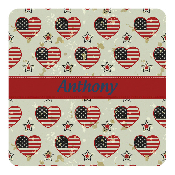 Custom Americana Square Decal - Medium (Personalized)