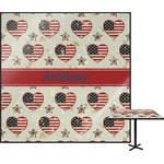 Americana Square Table Top - 24" (Personalized)