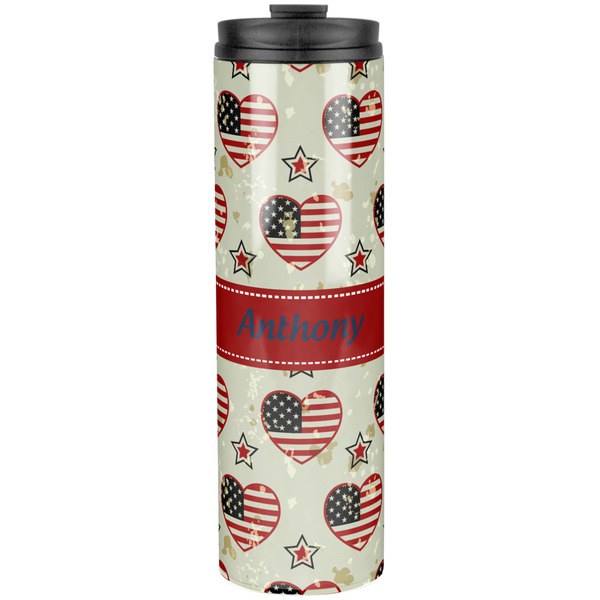 Custom Americana Stainless Steel Skinny Tumbler - 20 oz (Personalized)
